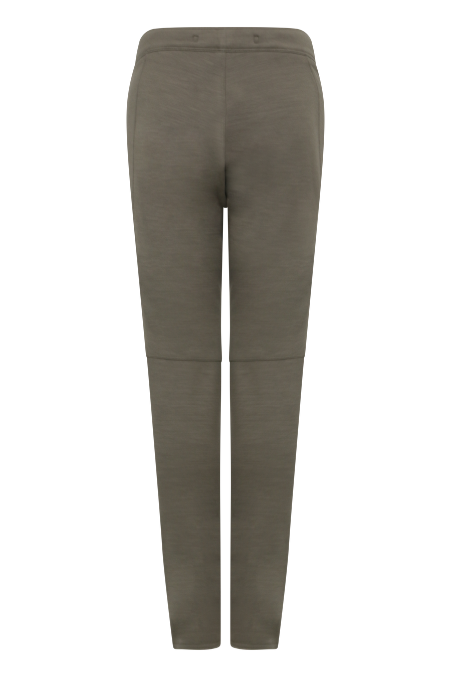 Herren Powerstretchhose Wool Modell Collin in der Farbe Ivy grün, Rueckansicht – funktionale Outdoorhose von Frauenschuh made in Austria, mit elastischem Material und sportlichem Schnitt, ideal für kalte Temperaturen.
