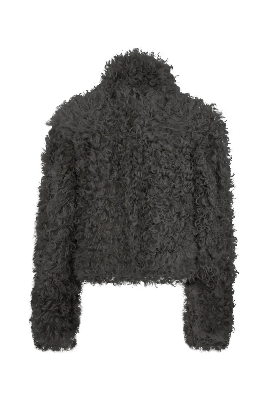 Curly Shearling Biker Jacket - Ada-AL