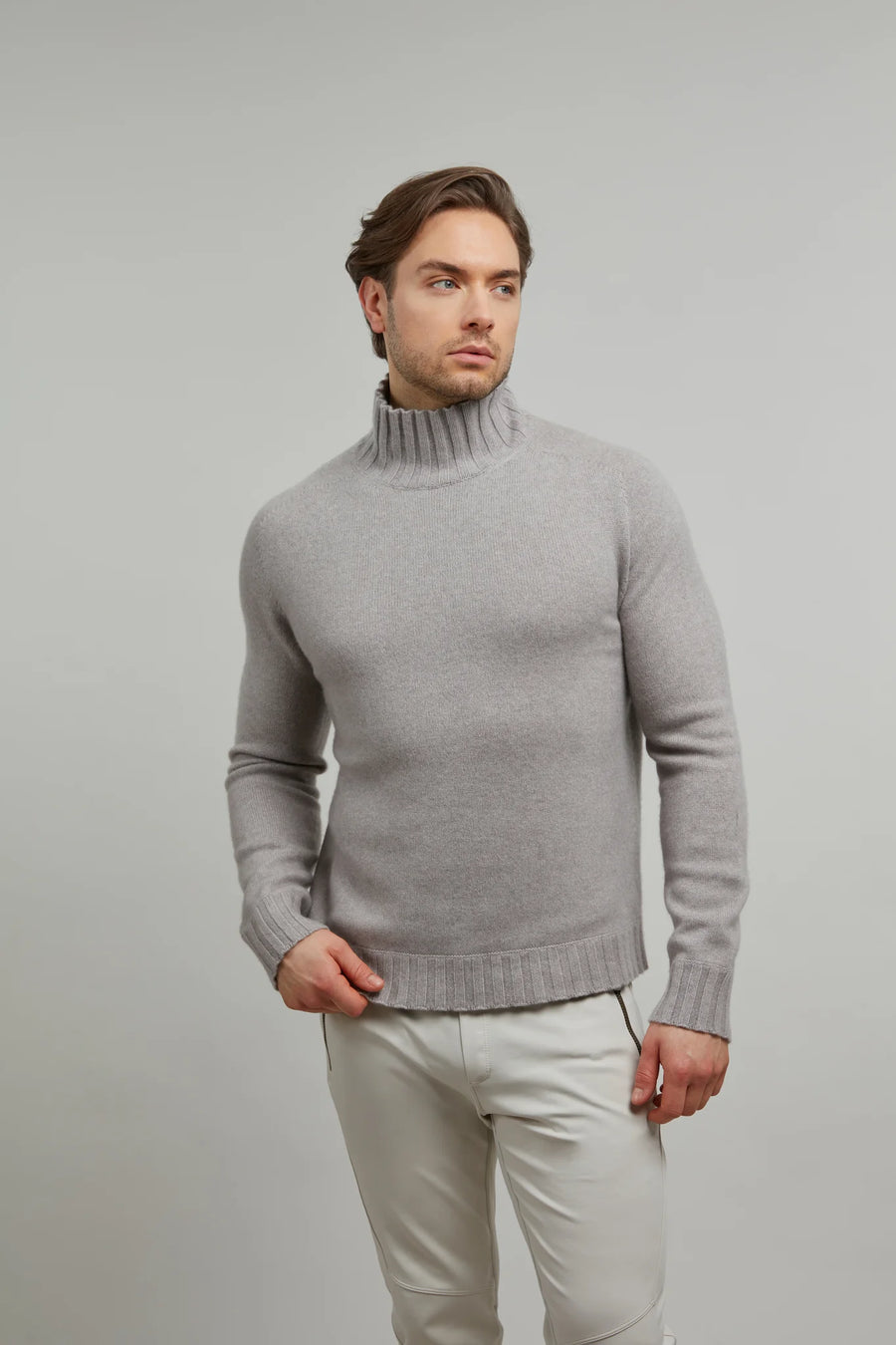 Kaschmirpullover mit Rollkragen - Aiden-WS