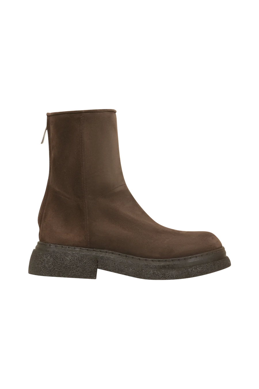 Ankle Boots aus Veloursleder mit Lammfell - GILL