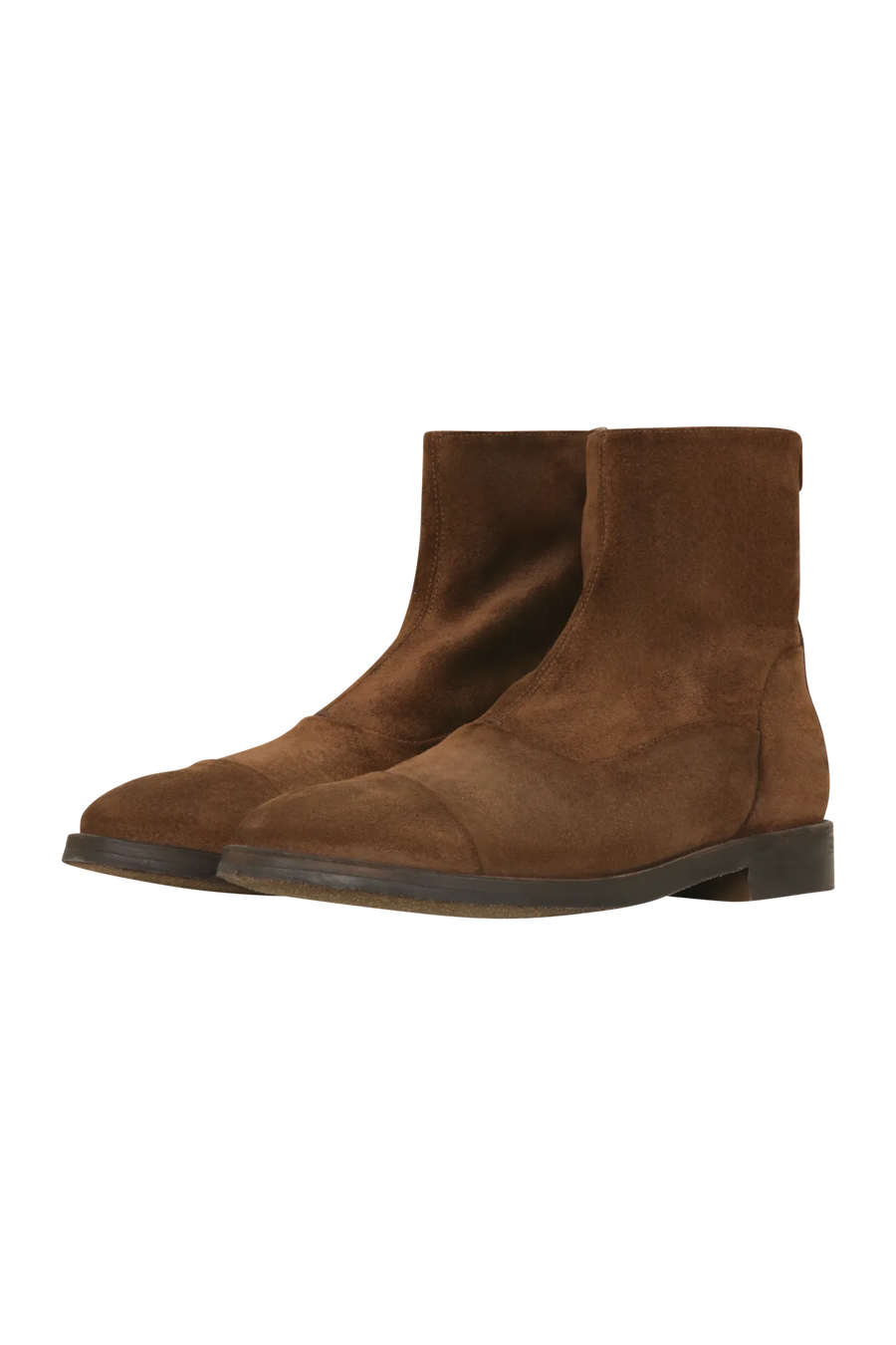 Havana Back Zipper Boots aus Veloursleder - Kris
