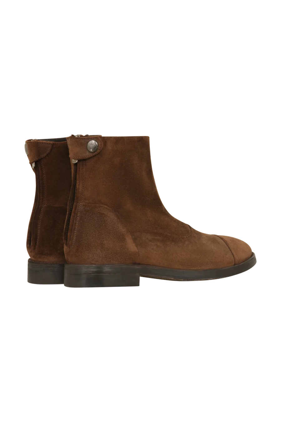 Havana Back Zipper Boots aus Veloursleder - Kris