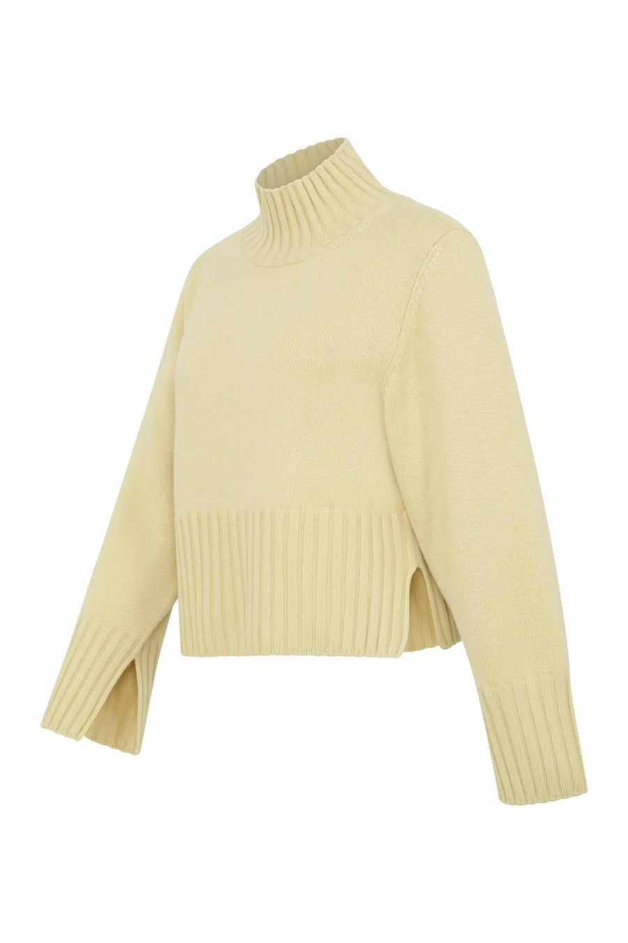 Pull en maille de cachemire à col roulé - Alva-WS