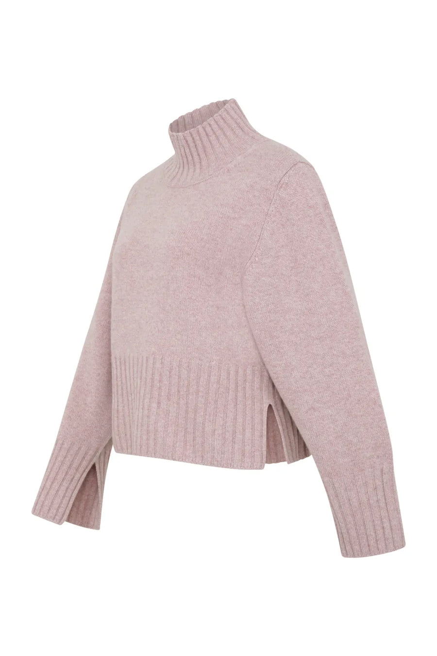 Pull en maille de cachemire à col roulé - Alva-WS