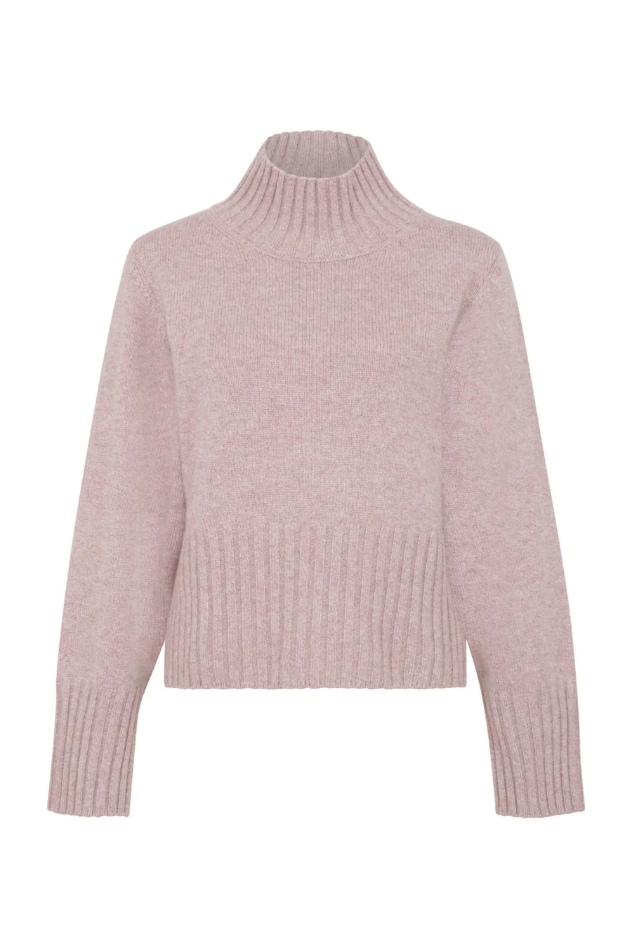 Pull en maille de cachemire à col roulé - Alva-WS