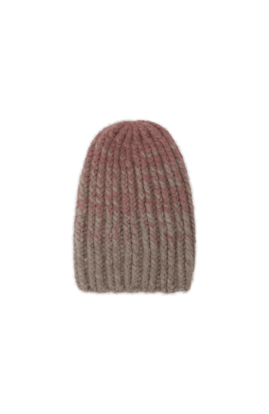 Beanie1, handgestrickt aus 100 % Kaschmir, luxuriös weich, fühlt sich an wie Seide, kratzt nicht. Klassischer Rippstrick für perfekten Sitz, modern im Bi-Color-Design, wärmend, leicht und hautfreundlich. Perfekt für kalte Tage. In der Farbe Hellrosa (Farbe: soft pink)
