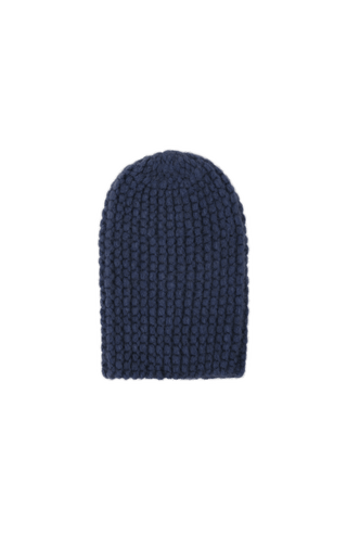 Beanie2, handgestrickt in besonderer Linksstrick-Optik für eine moderne, markante Textur. Gefertigt aus feinstem Kaschmir, luxuriös weich, seidig im Griff und ohne Kratzen. Klassisches Rippbündchen, stilvolles Bi-Color-Design in harmonischen Multi-Color-Tönen, wärmend und federleicht. In der Farbe Blau (Farbe: alaska blue)