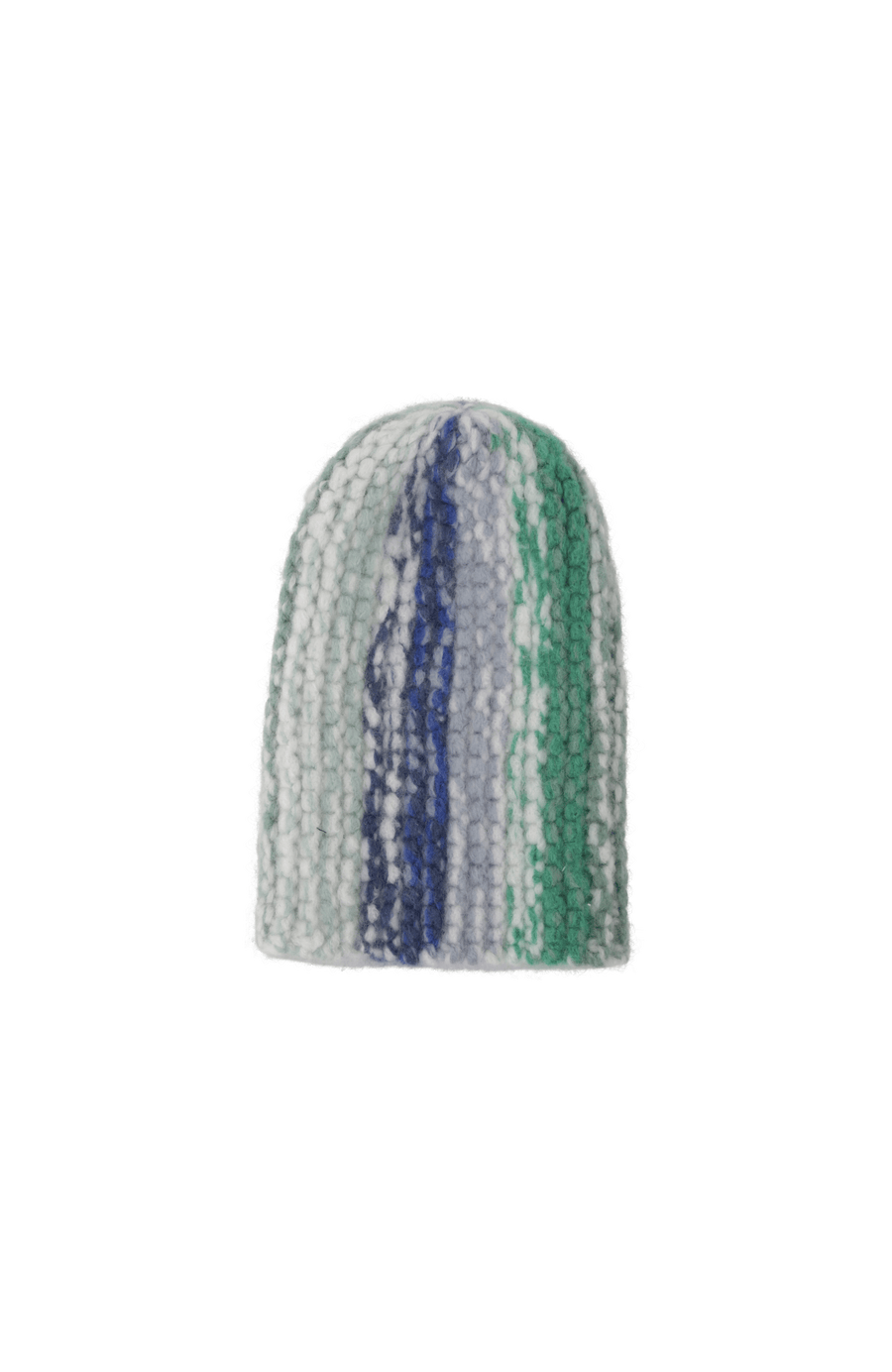 Beanie2, handgestrickt in besonderer Linksstrick-Optik für eine moderne, markante Textur. Gefertigt aus feinstem Kaschmir, luxuriös weich, seidig im Griff und ohne Kratzen. Klassisches Rippbündchen, stilvolles Bi-Color-Design in harmonischen Multi-Color-Tönen, wärmend und federleicht. In der Farbe Blau-Ton (Farbe: ocean blue color)