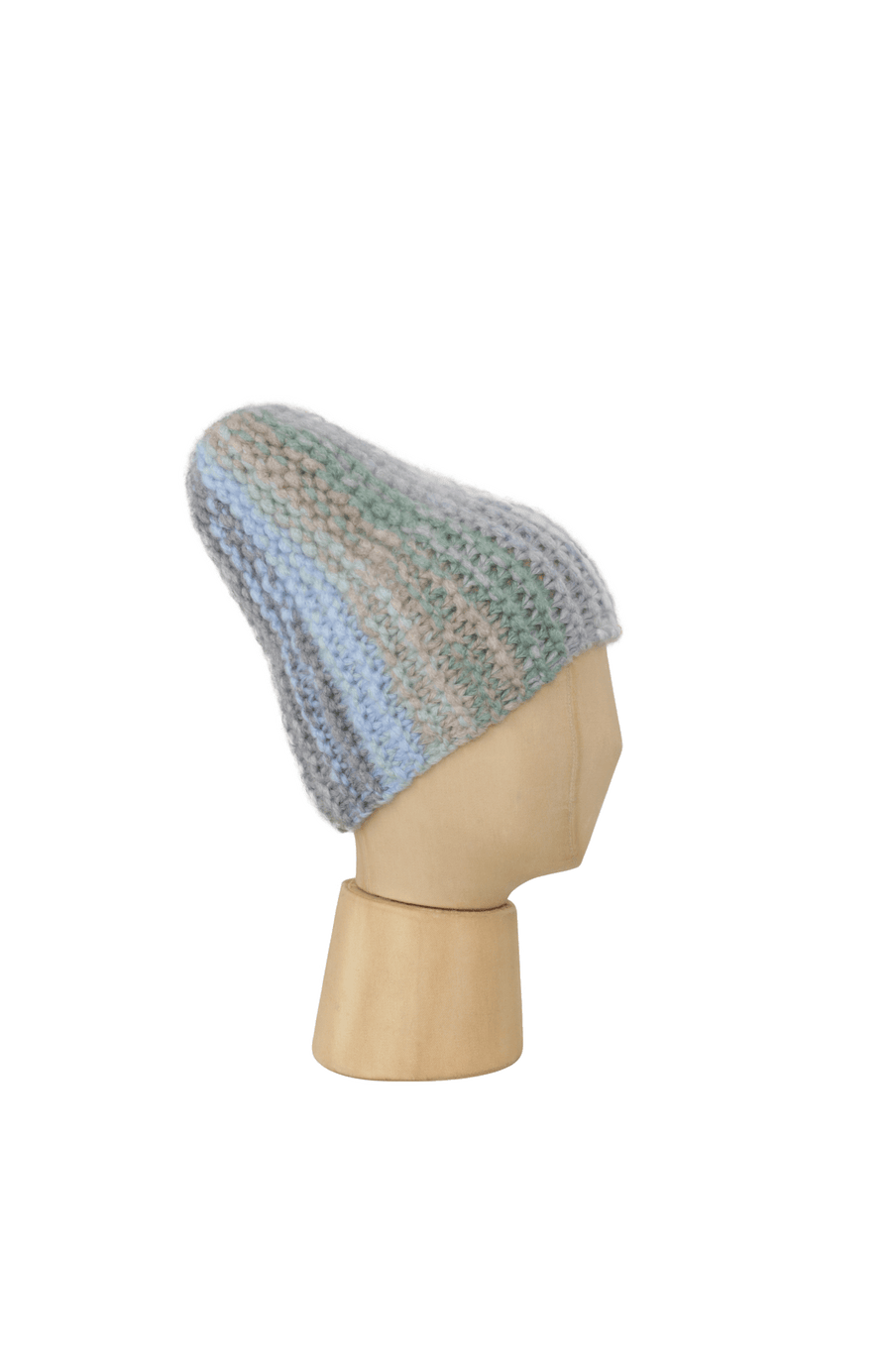 Beanie2, handgestrickt in besonderer Linksstrick-Optik für eine moderne, markante Textur. Gefertigt aus feinstem Kaschmir, luxuriös weich, seidig im Griff und ohne Kratzen. Klassisches Rippbündchen, stilvolles Bi-Color-Design in harmonischen Multi-Color-Tönen, wärmend und federleicht. In der Farbe Frühlingsfarben (Farbe: spring)