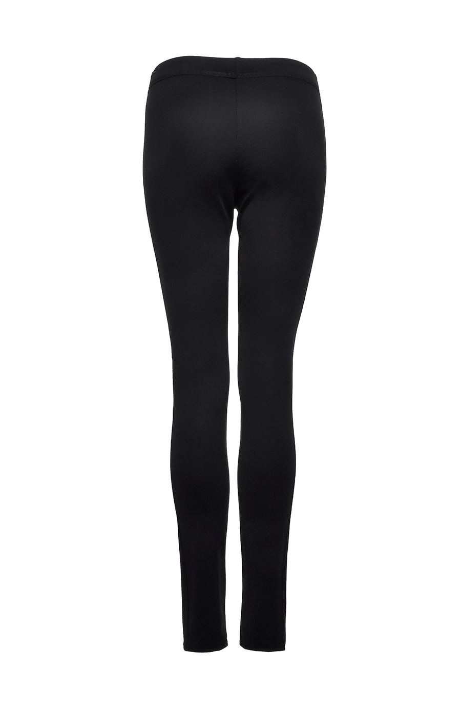 Damen-Legging Daphne-NP aus Natural Powerstretch mit glatter, glänzender Oberfläche, schmale Passform, taillenhoher Bund, sehr bequem durch eingearbeiteten Gummibund. In der Farbe Schwarz (Farbe: black)