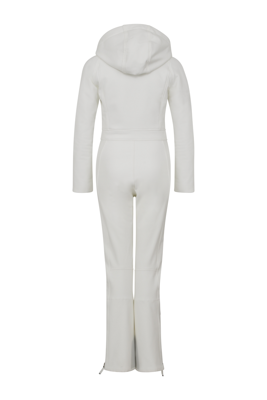 Performance Ski-Overall Kate-S aus Schöller Softshell, enganliegende Passform, Taillenbetonung durch angedeuteten Gürtel, abnehmbare Kapuze, Oberkörper gefüttert, markanter Zip, zwei Taschen mit markantem Zip, Skipasstasche mit nahtfeinem Zip, klassische Frauenschuh Features wie Kantenschutz aus Alcantara-Leder, enganliegende Ärmelbündchen und Schneefang. Robustes, elastisches Material, wasser- und windabweisend, ideal für die Skipiste. In der Farbe Hellgrau (Farbe: cloud)