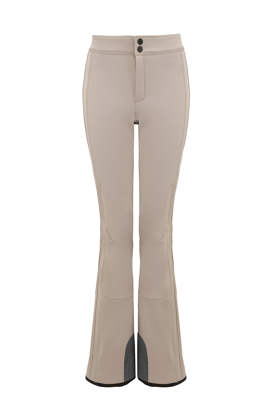 Winddichte Damen-Skihose Issy aus Softshell in braun-beige (Farbe: cashmere)