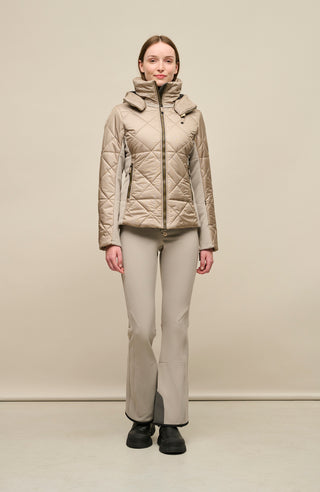 Winddichte Damen-Skihose Issy aus Softshell in cashmere