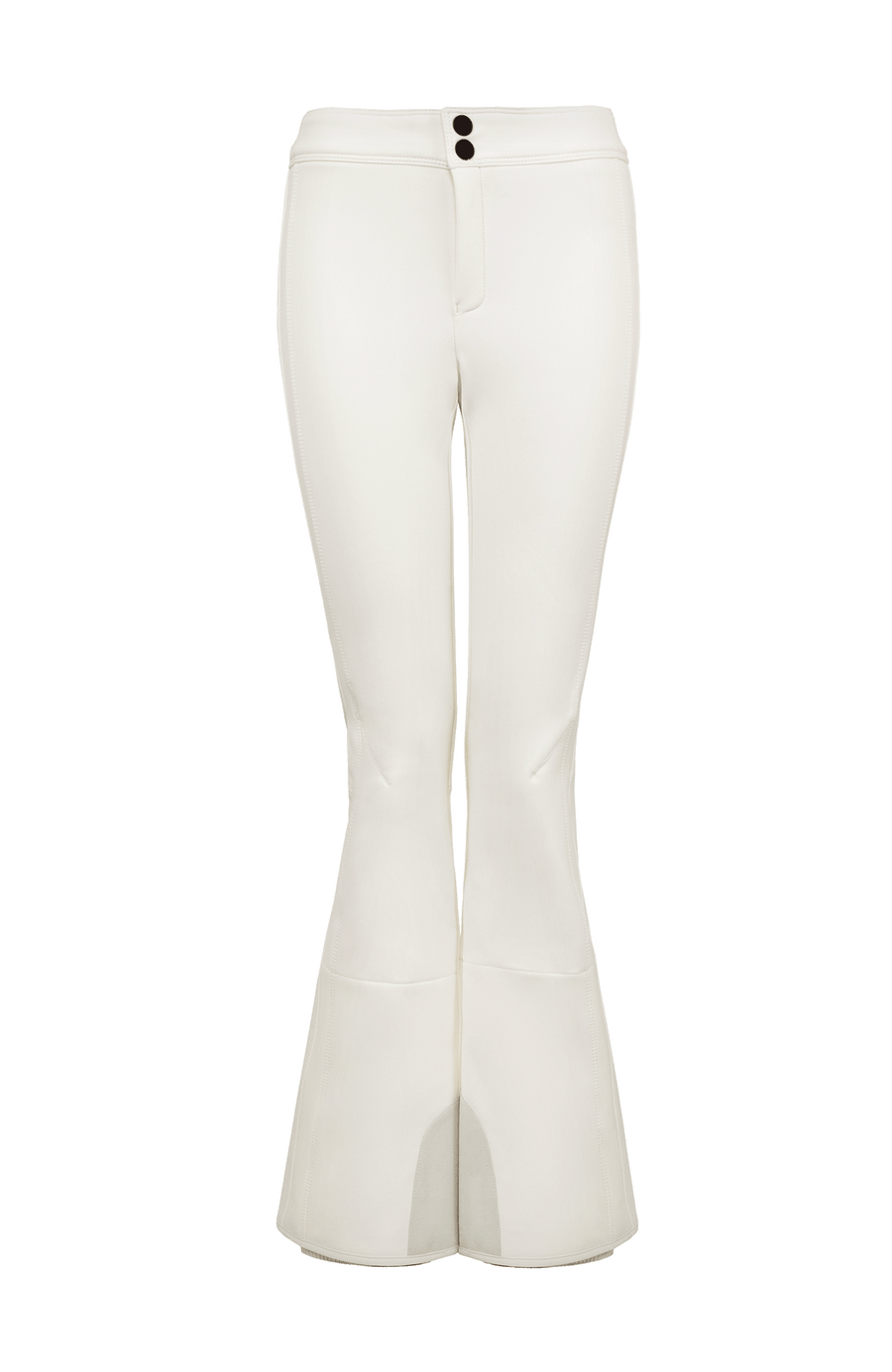 Winddichte Damen-Skihose Issy aus Softshell in Weiß (Farbe: milk)