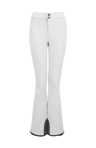 Winddichte Damen-Skihose Issy aus Softshell in weiß (Farbe: glacier)