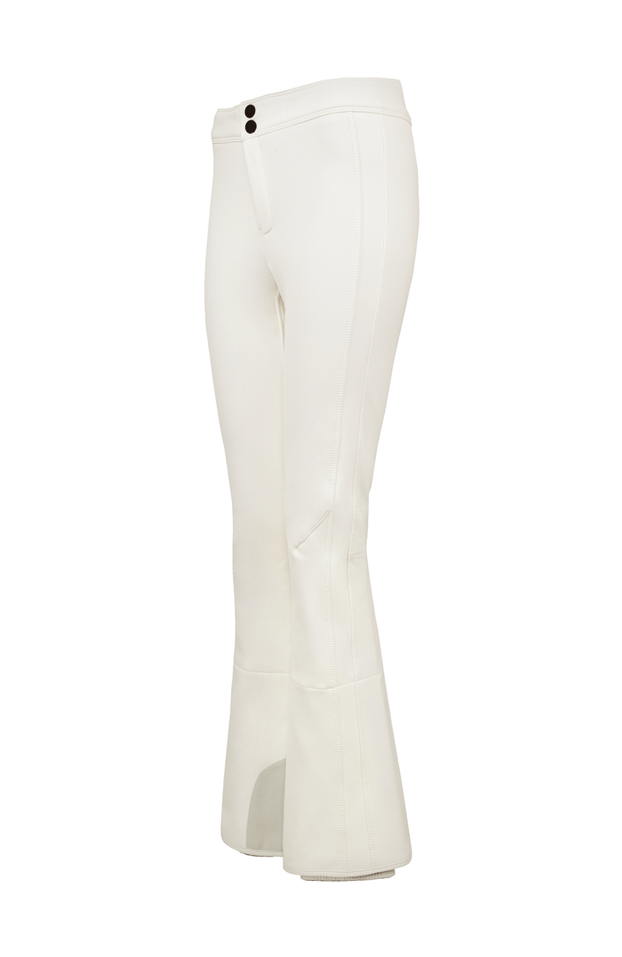 Winddichte Damen-Skihose Issy aus Softshell in Weiß (Farbe: milk)