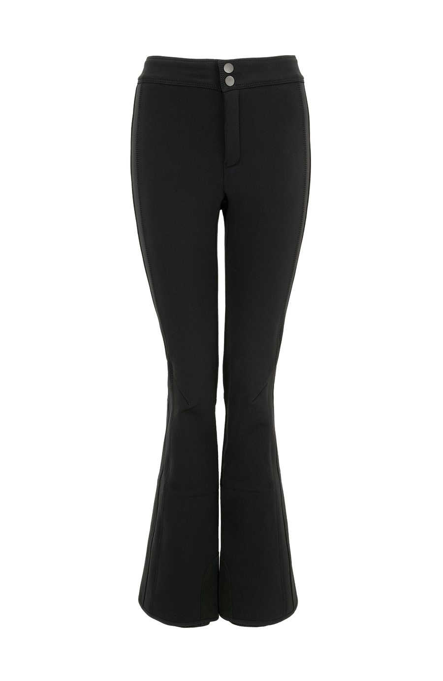 Winddichte, warme Damen-Skihose Issy aus Softshell-Material in Schwarz (Farbe: black)