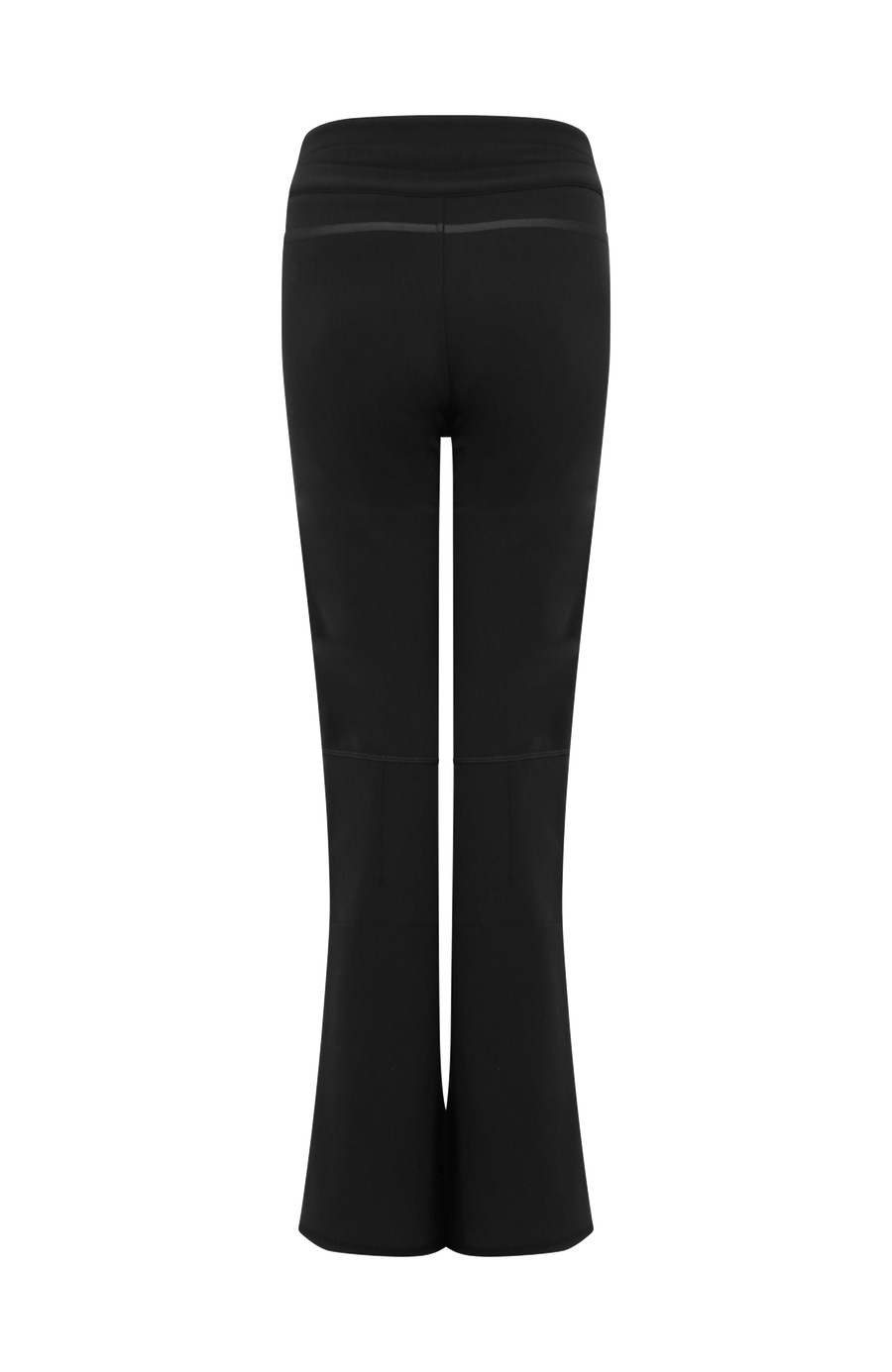 Performance Skihose SerafinaMulti-S aus Schöller Softshell, figurbetont mit leicht ausgestelltem Bein, Lodenstreifen an der Seite, zwei markante Taschen mit Zip, klassische Frauenschuh Features wie Kantenschutz aus Alcantara-Leder, Sicherheitsdruckknöpfe, Knieabnäher und Schneefang. Robustes, elastisches Material, wasser- und windabweisend, ideal zum Skifahren oder Schneewandern. In der Farbe Schwarz (Farbe: black)