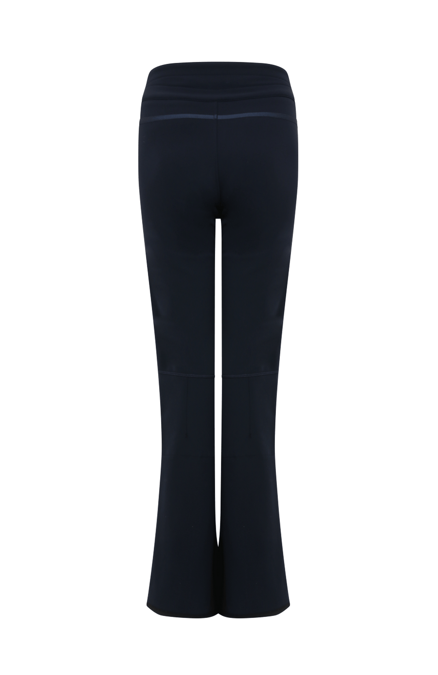 Performance Skihose SerafinaMulti-S aus Schöller Softshell, figurbetont mit leicht ausgestelltem Bein, Lodenstreifen an der Seite, zwei markante Taschen mit Zip, klassische Frauenschuh Features wie Kantenschutz aus Alcantara-Leder, Sicherheitsdruckknöpfe, Knieabnäher und Schneefang. Robustes, elastisches Material, wasser- und windabweisend, ideal zum Skifahren oder Schneewandern. In der Farbe Dunkelblau (Farbe: midnight)