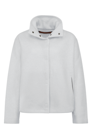 Walkjacke Delia-CW, kürzer geschnitten, lockerer, gerader und legerer Schnitt, Kragen, Eingriffstaschen an den Seiten, locker geschnitten. Hergestellt aus gekochter Merinowolle, wetterfest, schmutzabweisend, strapazierfähig und leicht elastisch. GRÖßENHINWEIS: Locker geschnitten, wählen Sie Ihre gewohnte Größe. In der Farbe Babyblau (Farbe: ice blue)