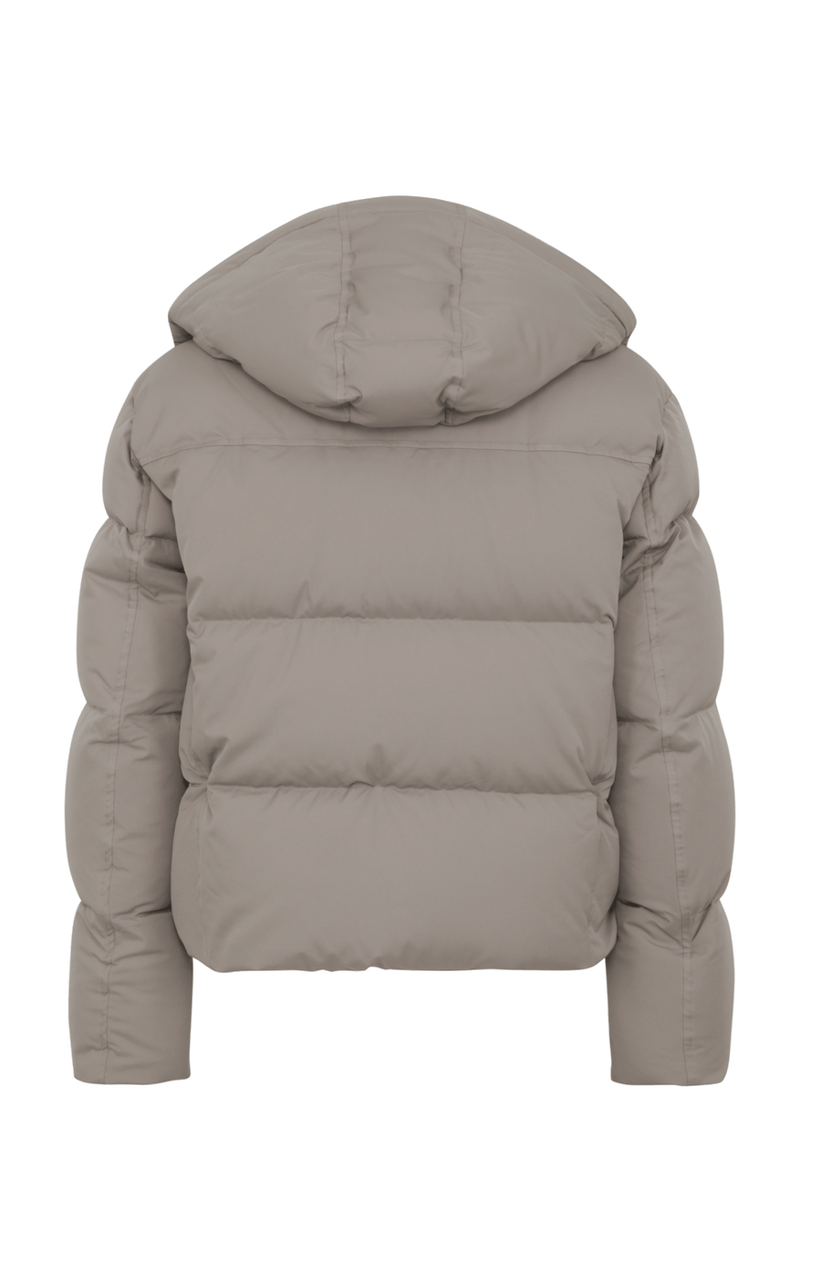 Winterjacke Isabel-LIN aus Light Italian Nylon, gerade Passform mit leicht verkürztem Schnitt, Kapuze mit innenliegendem Strickbündchen, Schneefang abnehmbar, gefüttert mit hochwertigen zertifizierten Daunen. Zwei versteckte Taschen, Zwei-Wege-Zipper, klassische Frauenschuh Features wie Schneefang an den Ärmeln, Skipasstasche und zwei innenliegende Taschen mit Zip. Seidig glänzende Oberfläche, funktional und warm. In der Farbe Hell Braun (Farbe: cashmere)