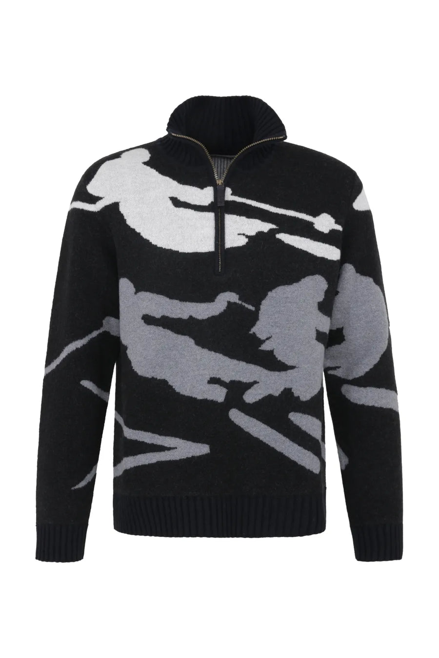Ski Jumper with Skier Motif - Elis-ME