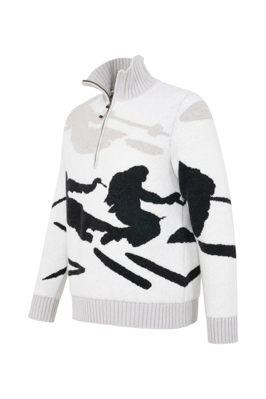 Ski Jumper with Skier Motif - Elis-ME