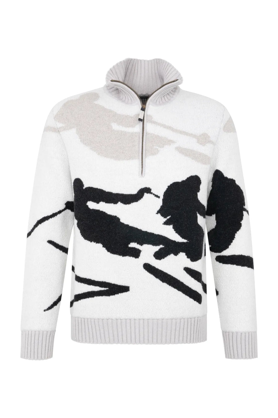 Ski Jumper with Skier Motif - Elis-ME