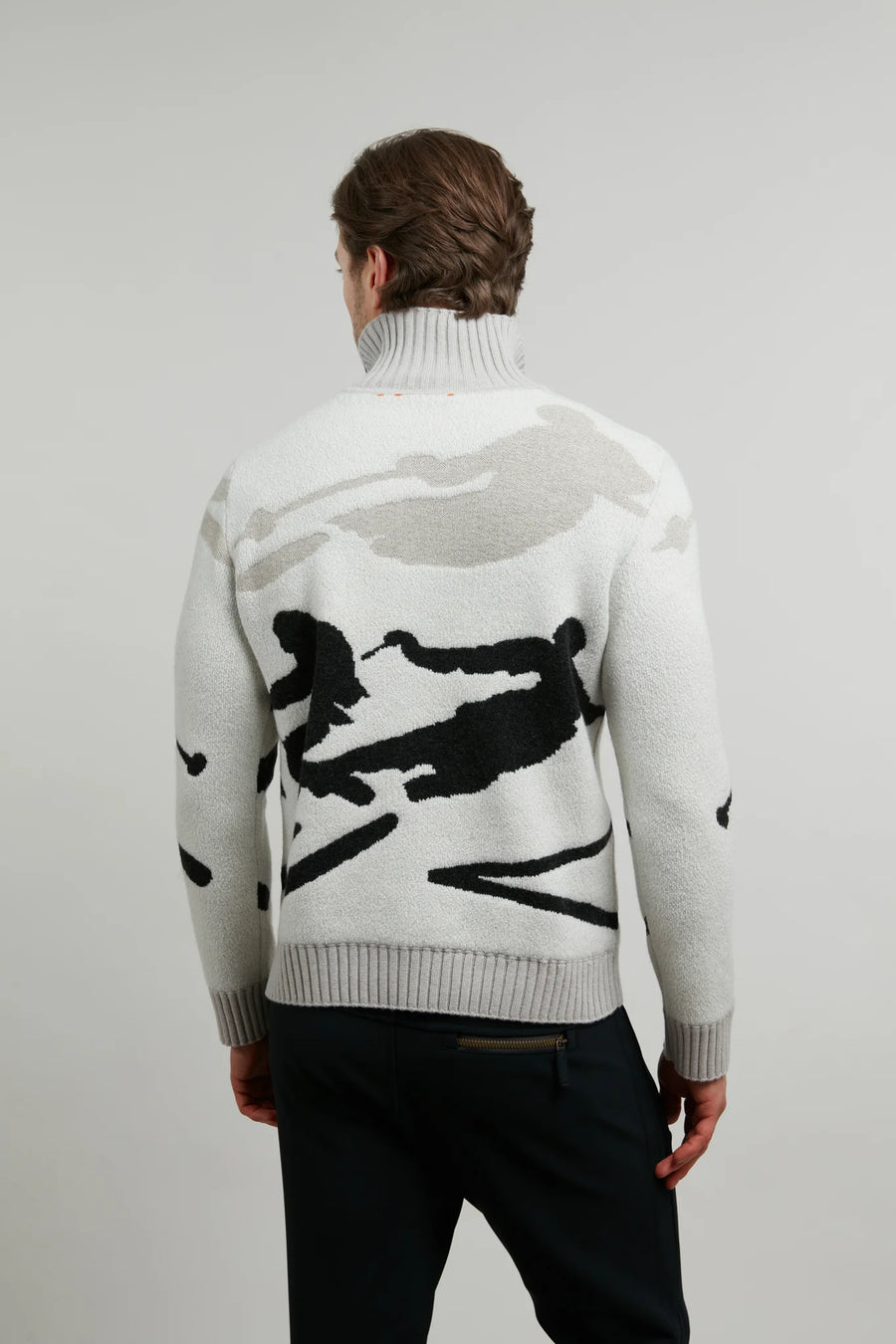 Ski Jumper with Skier Motif - Elis-ME
