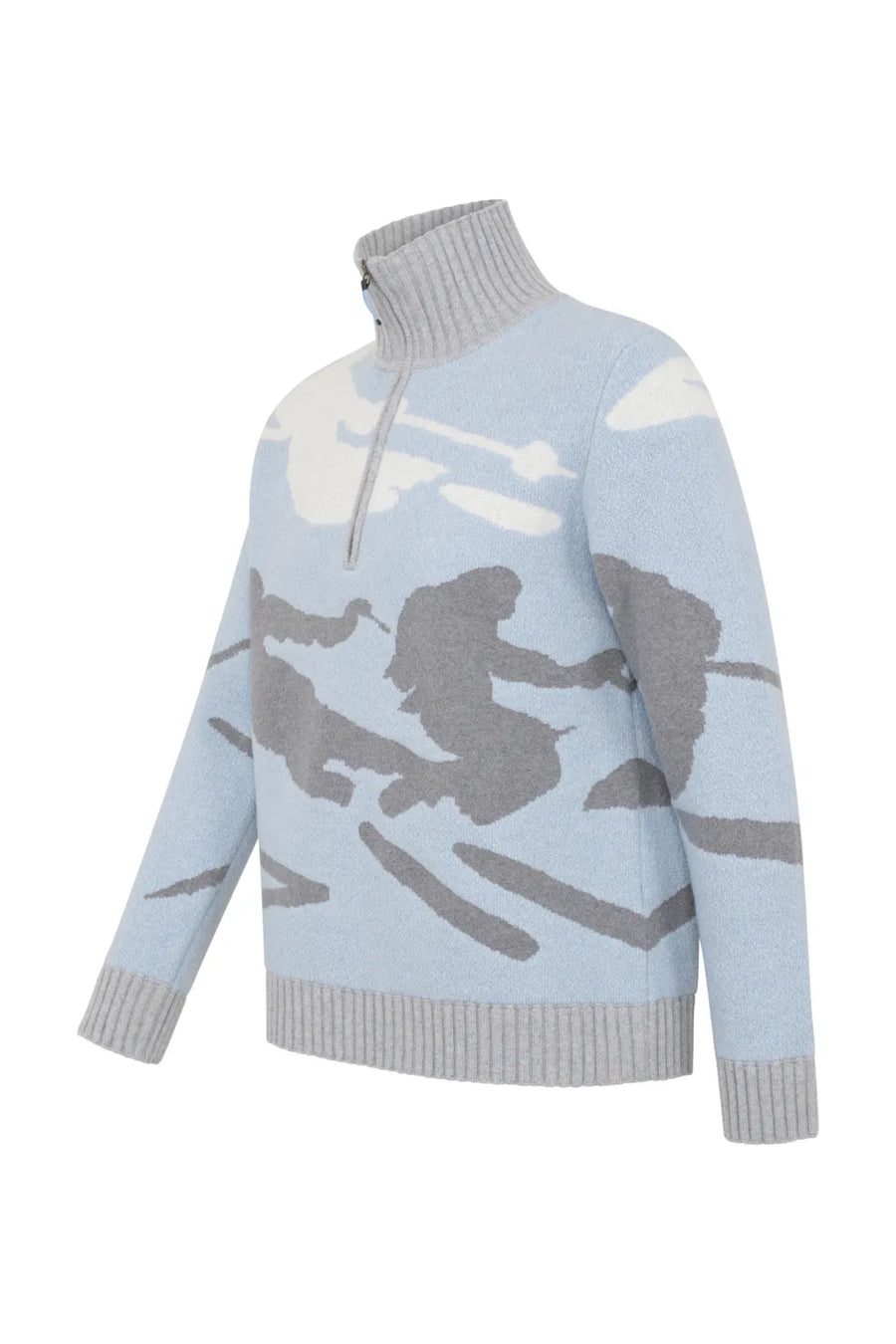 Ski Jumper with Skier Motif - Elis-ME