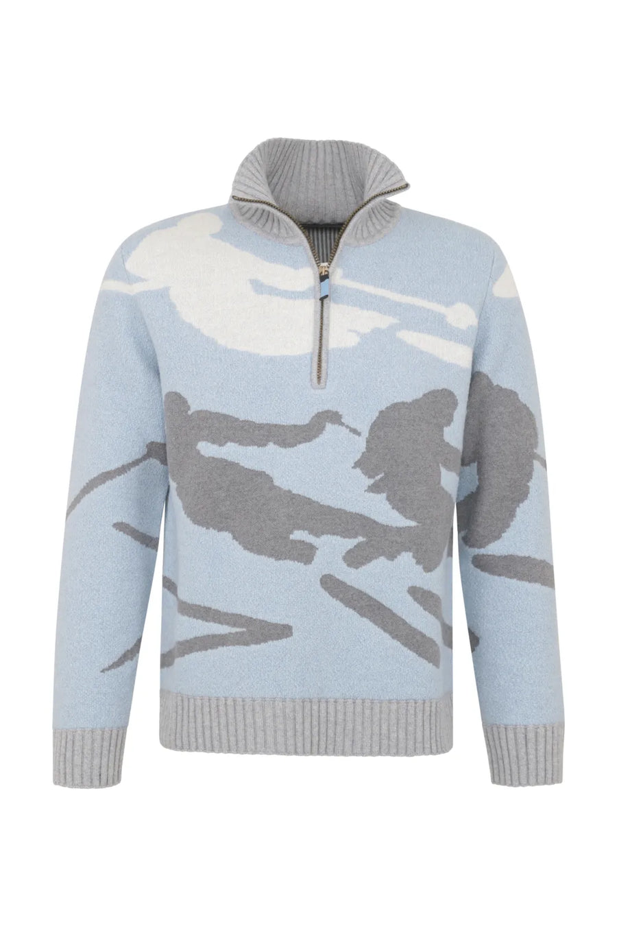 Ski Jumper with Skier Motif - Elis-ME