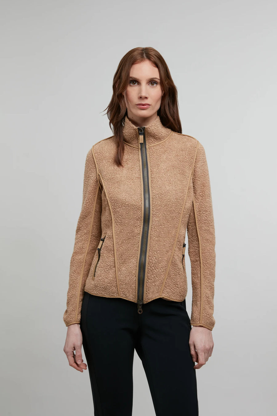 Cashmere teddy jacket – Clara-CT