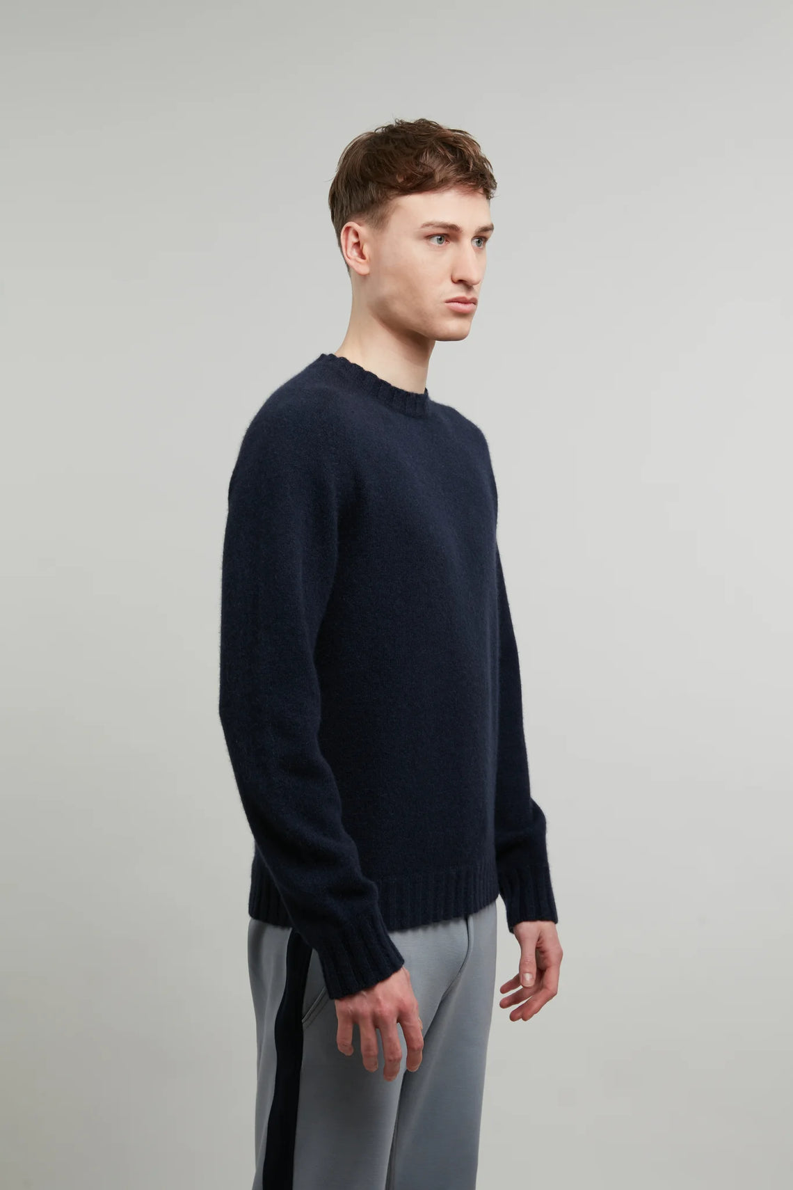 Kaschmirpullover mit Rundhals - Evan-WS