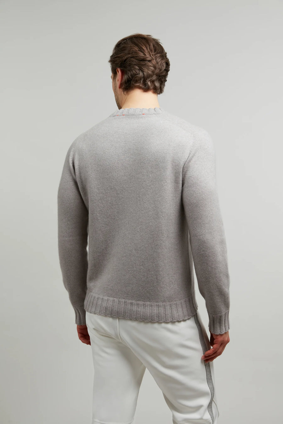 Kaschmirpullover mit Rundhals - Evan-WS