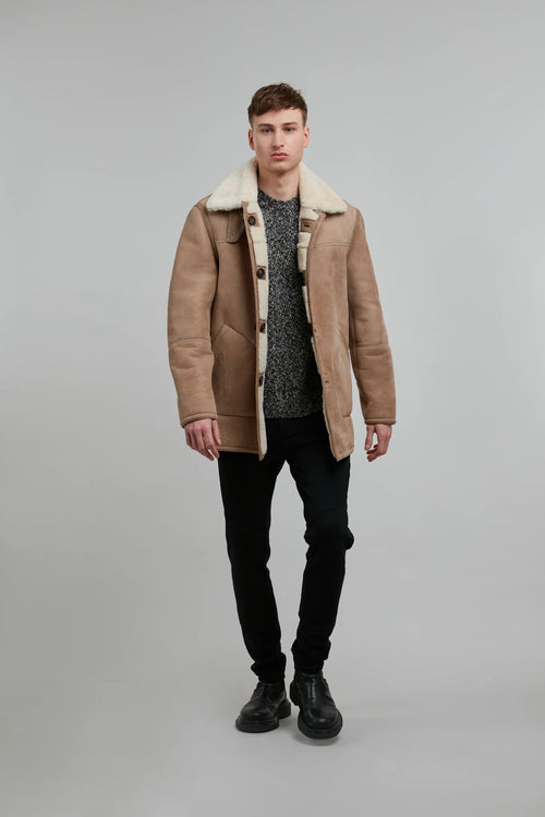Manteau en peau d'agneau - Fin