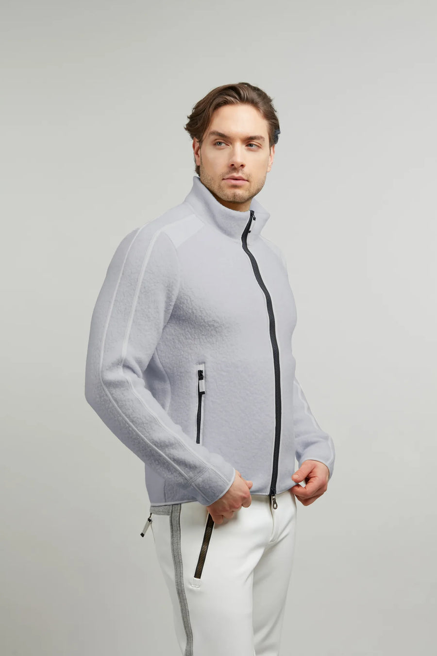 Jacket made from biodegradable fleece - Antonio