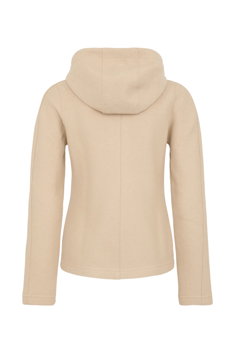 Boiled wool jacket with hood - Rania