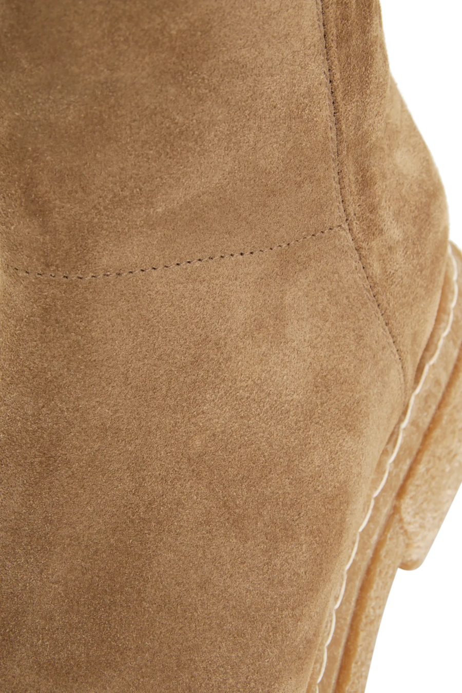 Ankle Boots aus Veloursleder mit Lammfell - GILL