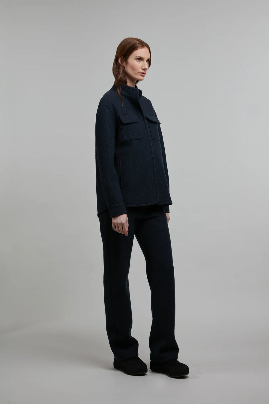 Boiled Wool Jacket - Delia