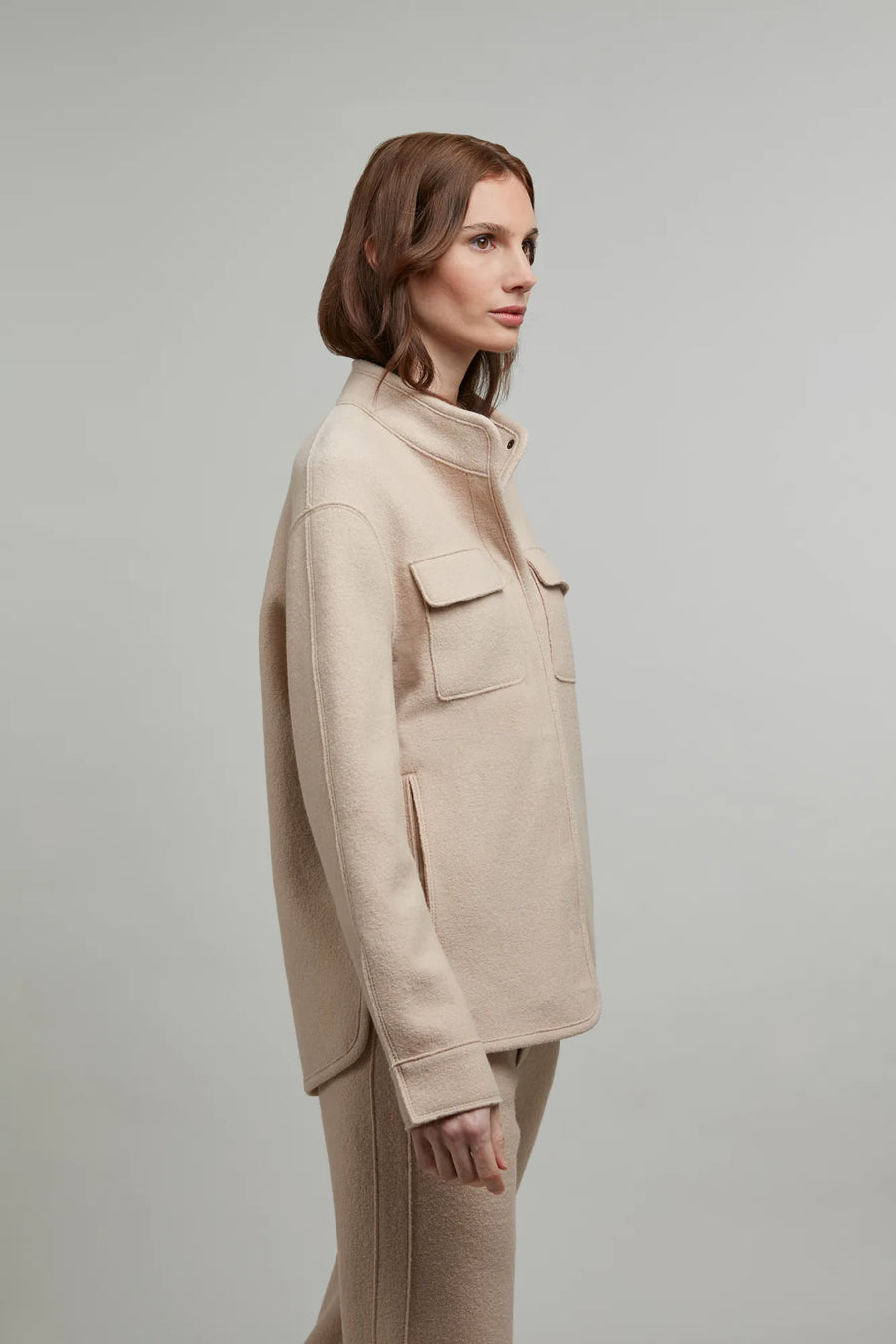 Boiled Wool Jacket - Delia