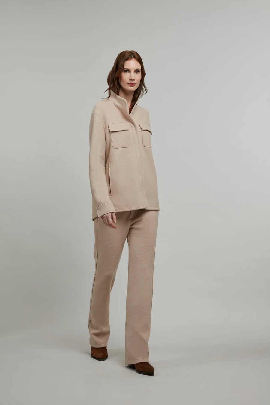 Boiled Wool Jacket - Delia