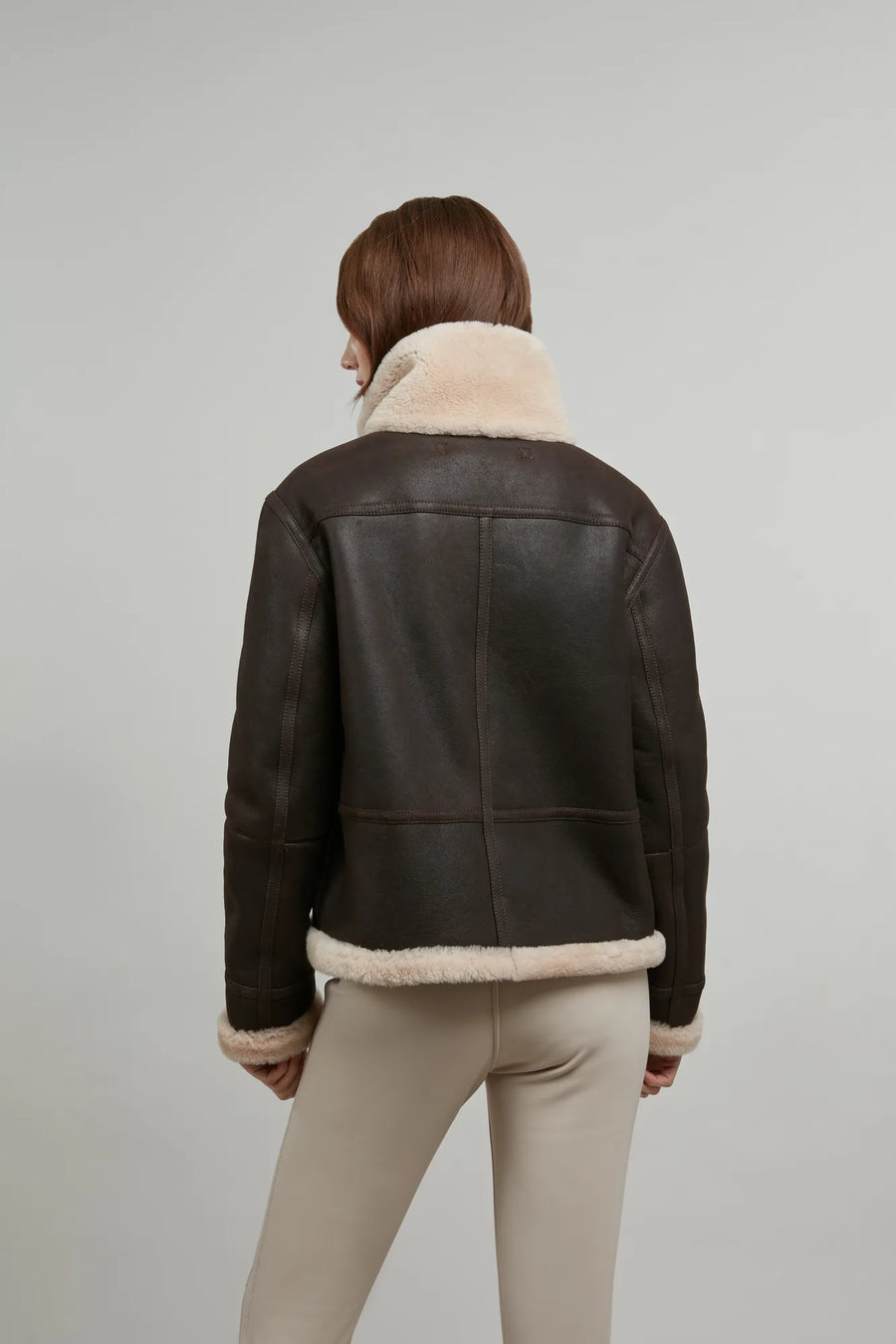 Lambskin jacket in biker style - Norah-MV