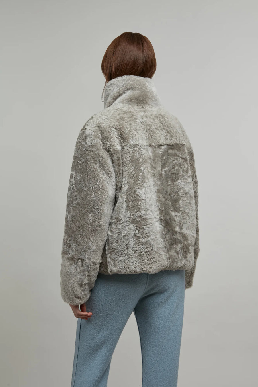 Lammfelljacke mit Daunenfüllung - Alea-LL