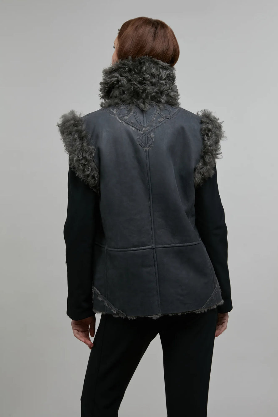 Gilet en peau lainée Lotta-LLA