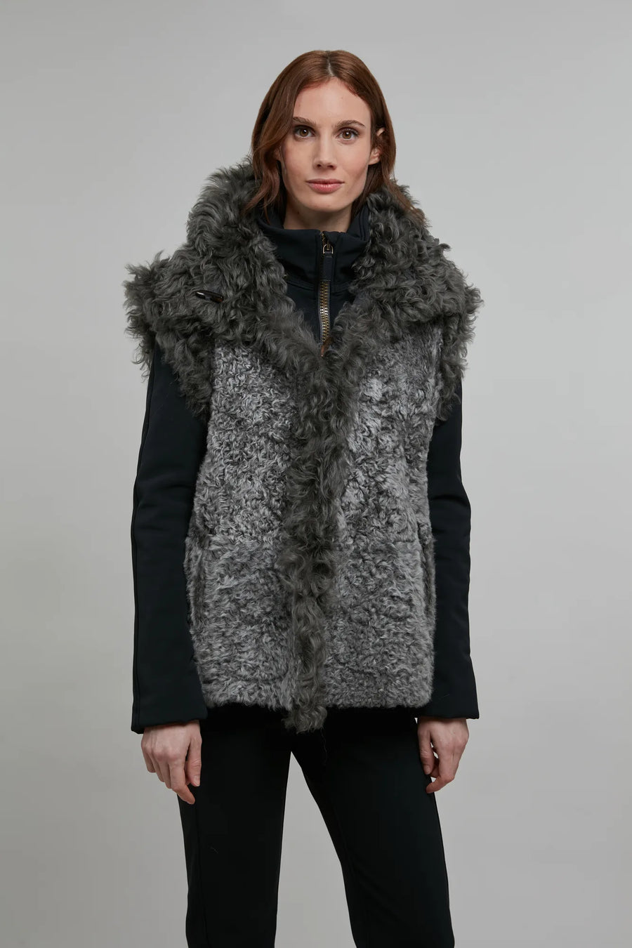 Gilet en peau lainée Lotta-LLA