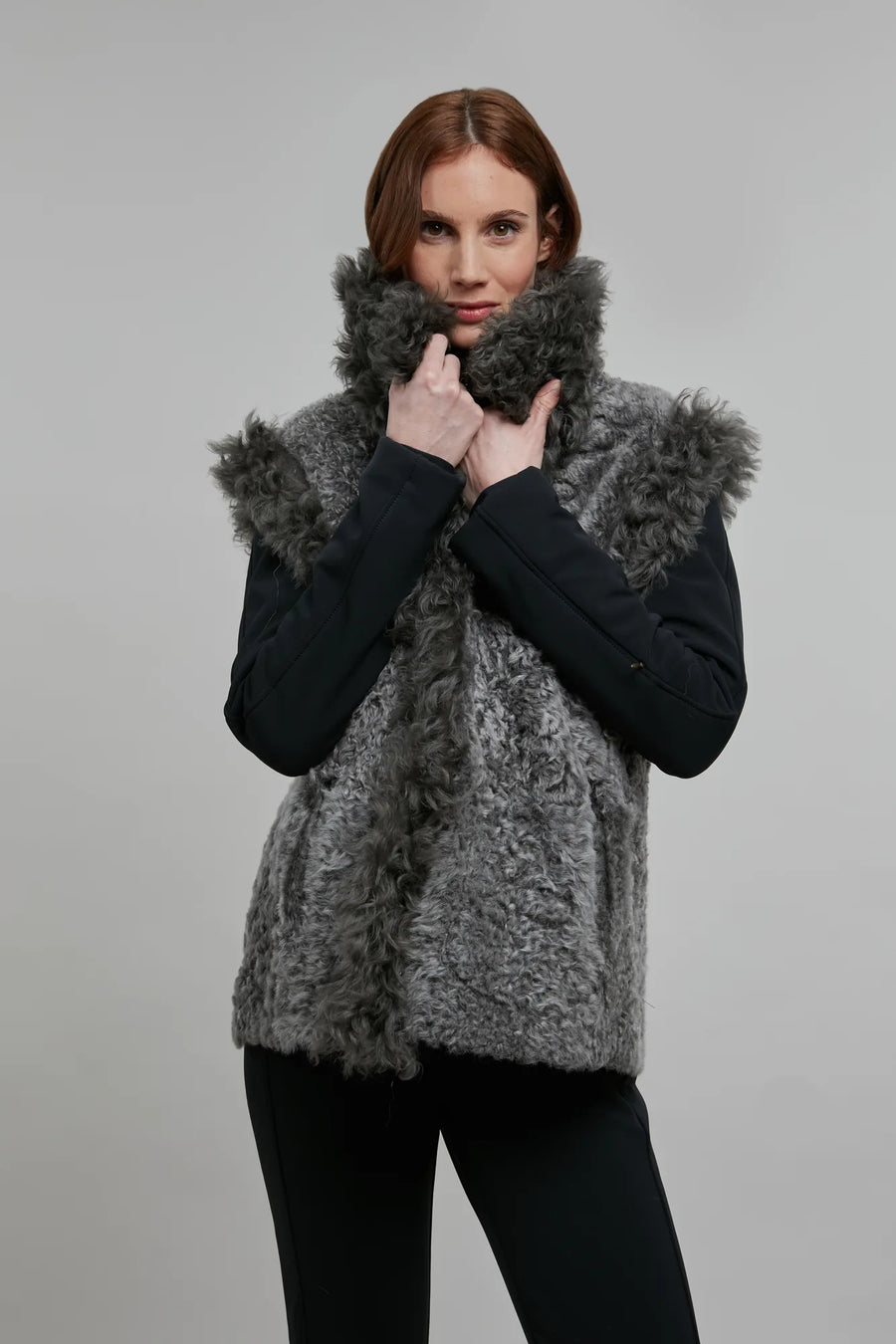 Gilet en peau lainée Lotta-LLA