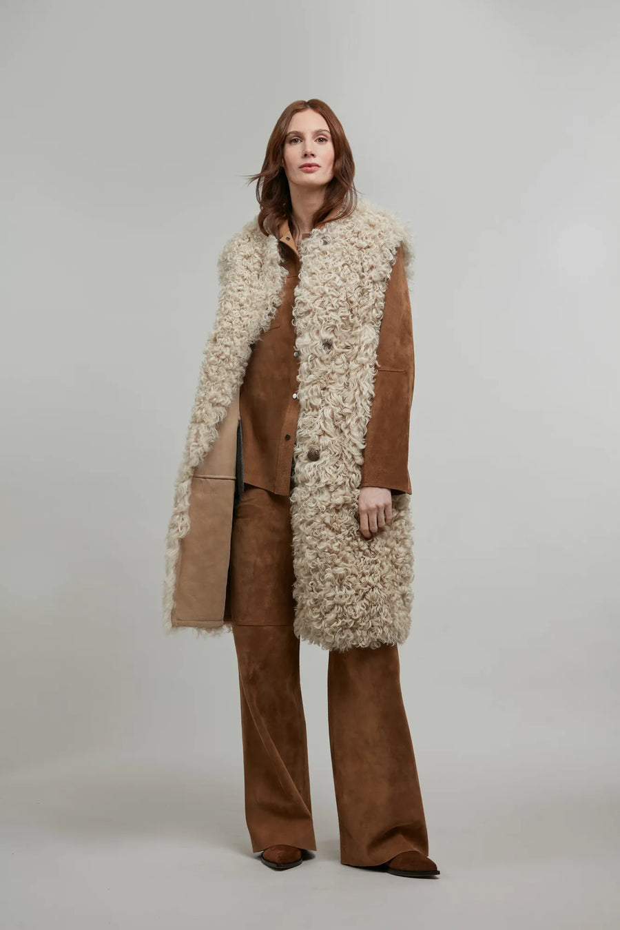 Sheepskin vest – Liz