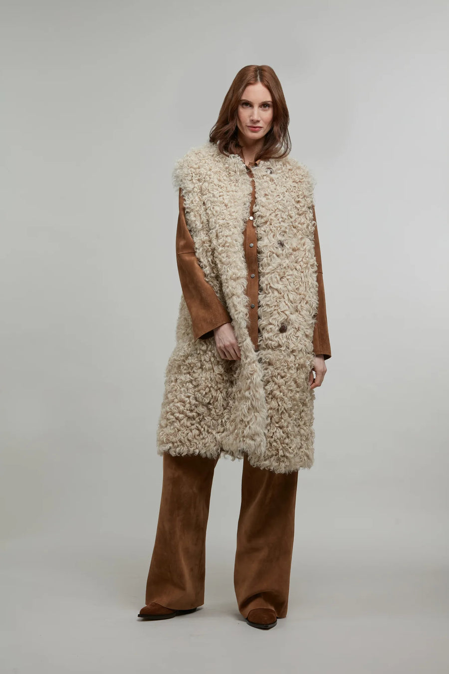 Sheepskin vest – Liz