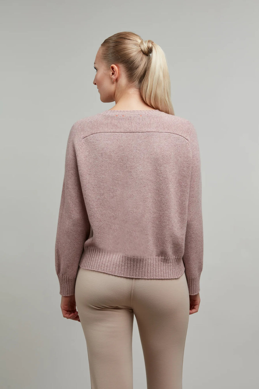 Kaschmir Strickpullover mit Rundhalsauschnitt - Felicita-WS