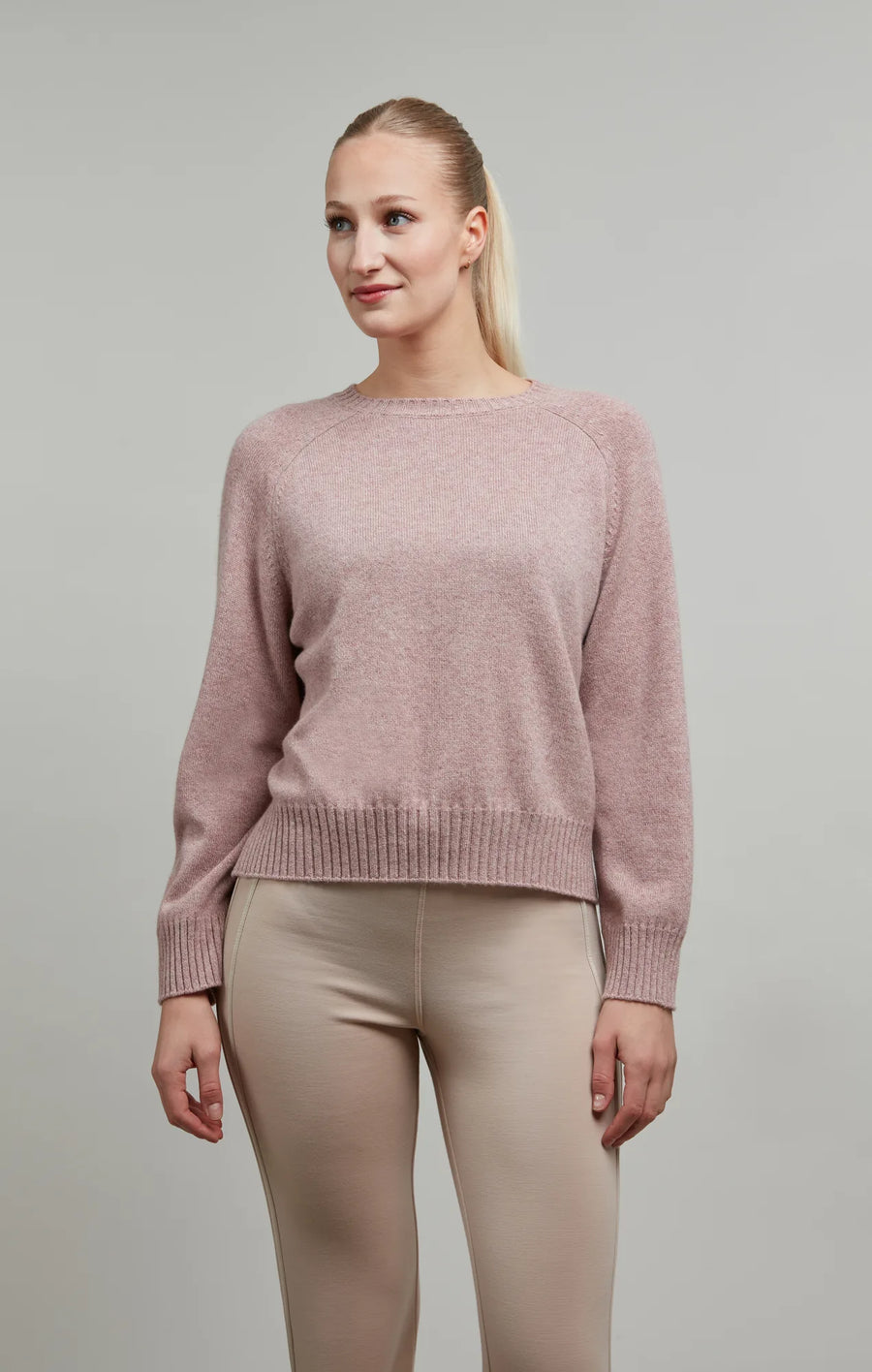 Kaschmir Strickpullover mit Rundhalsauschnitt - Felicita-WS